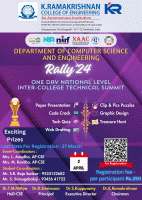 RALLY 2K24 Technical Summit Poster